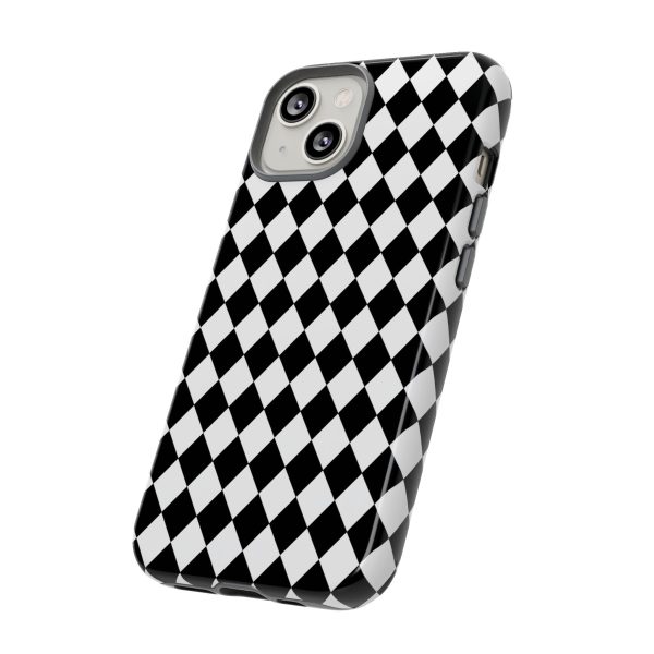 White and Black Dimond Tough phone Case Cover | iPhone | Google | Samsung - Image 44