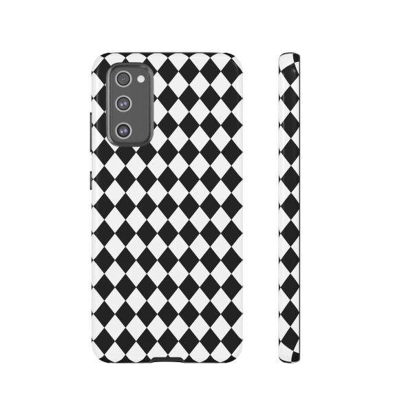 White and Black Dimond Tough phone Case Cover | iPhone | Google | Samsung - Image 17