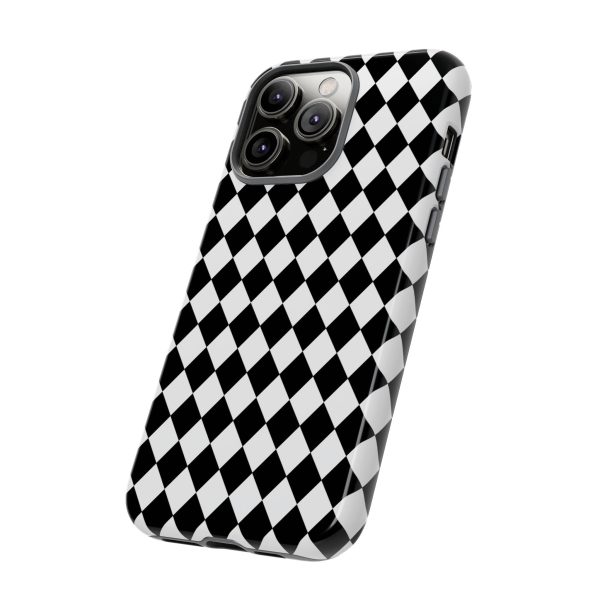 White and Black Dimond Tough phone Case Cover | iPhone | Google | Samsung - Image 47