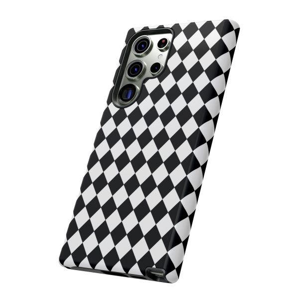 White and Black Dimond Tough phone Case Cover | iPhone | Google | Samsung - Image 50