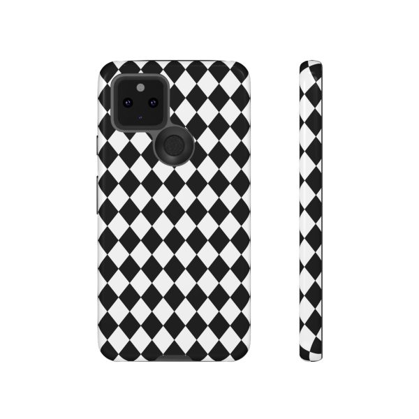 White and Black Dimond Tough phone Case Cover | iPhone | Google | Samsung - Image 15