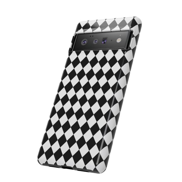 White and Black Dimond Tough phone Case Cover | iPhone | Google | Samsung - Image 52