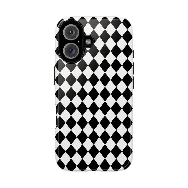 White and Black Dimond Tough phone Case Cover | iPhone | Google | Samsung - Image 40