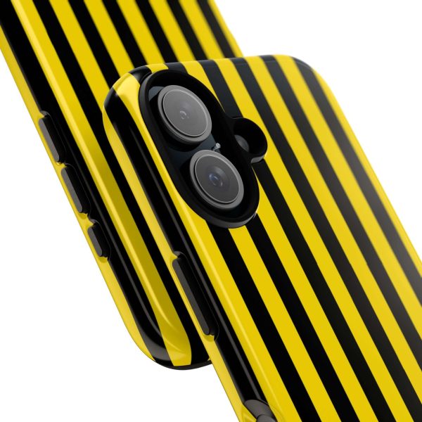 Yellow & Black Stripe Tough Case Phone Case for iPhone, Samsung, Google Mobile phones - Image 19