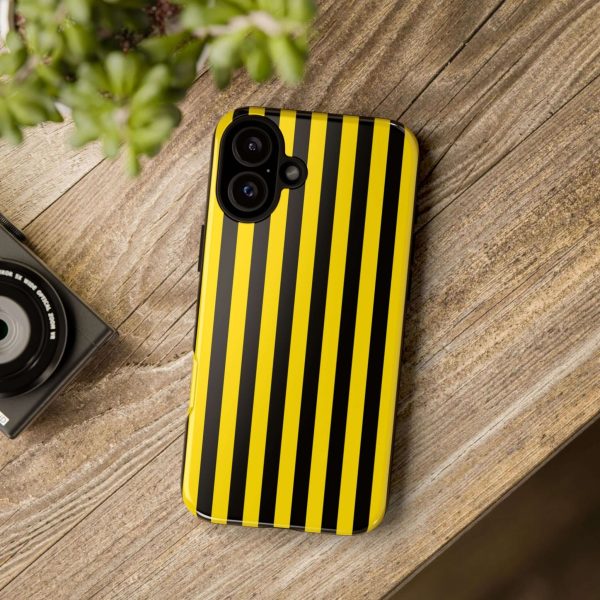 Yellow & Black Stripe Tough Case Phone Case for iPhone, Samsung, Google Mobile phones - Image 27