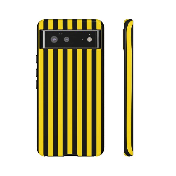 Yellow & Black Stripe Tough Case Phone Case for iPhone, Samsung, Google Mobile phones - Image 10