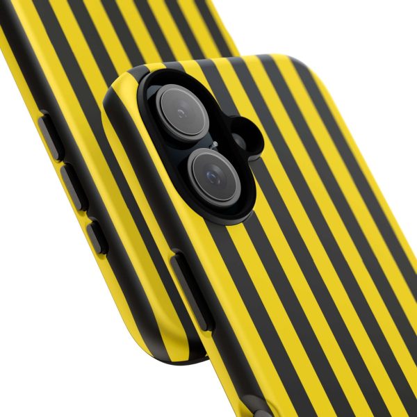 Yellow & Black Stripe Tough Case Phone Case for iPhone, Samsung, Google Mobile phones - Image 22