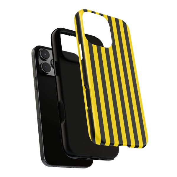 Yellow & Black Stripe Tough Case Phone Case for iPhone, Samsung, Google Mobile phones - Image 41