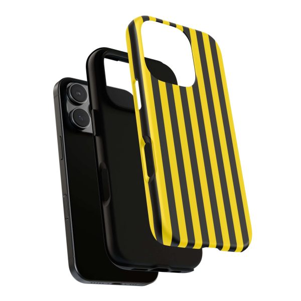 Yellow & Black Stripe Tough Case Phone Case for iPhone, Samsung, Google Mobile phones - Image 35