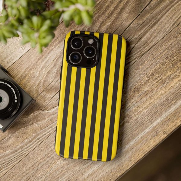 Yellow & Black Stripe Tough Case Phone Case for iPhone, Samsung, Google Mobile phones - Image 42