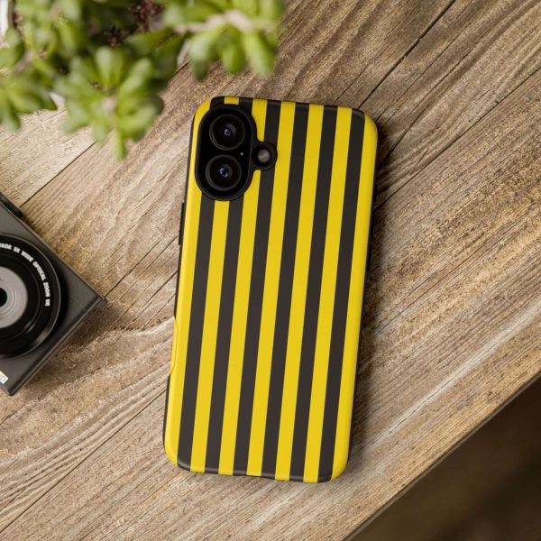 Yellow & Black Stripe Tough Case Phone Case for iPhone, Samsung, Google Mobile phones - Image 30