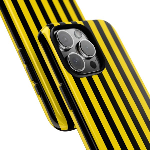 Yellow & Black Stripe Tough Case Phone Case for iPhone, Samsung, Google Mobile phones - Image 37