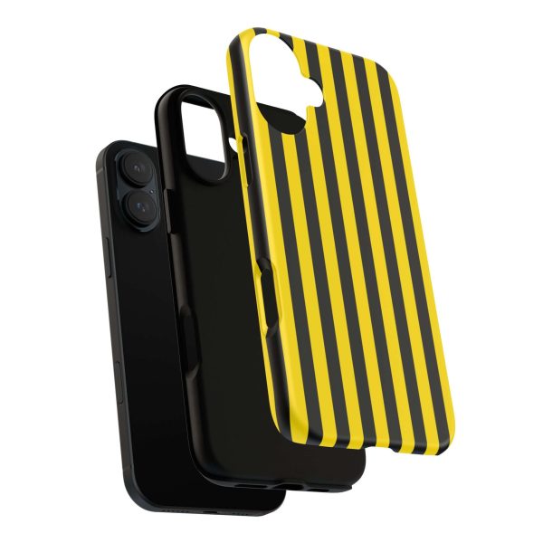 Yellow & Black Stripe Tough Case Phone Case for iPhone, Samsung, Google Mobile phones - Image 29