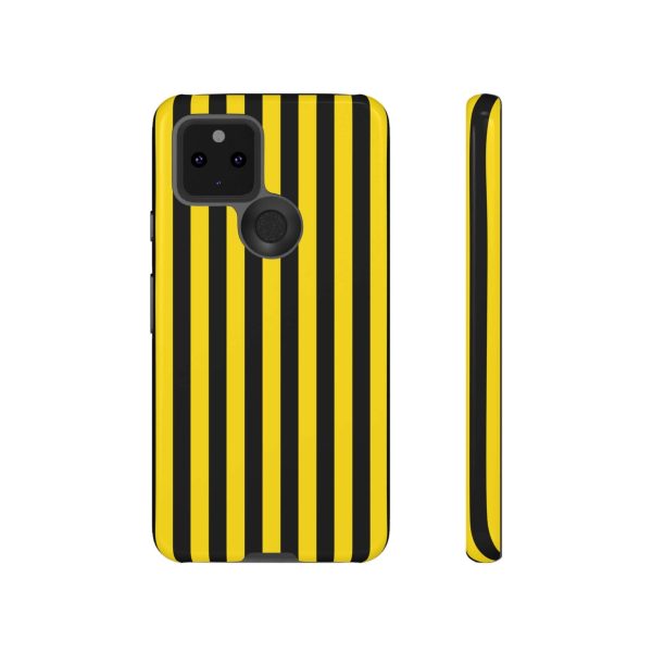 Yellow & Black Stripe Tough Case Phone Case for iPhone, Samsung, Google Mobile phones - Image 9