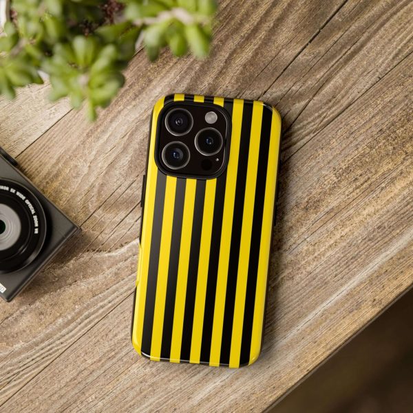 Yellow & Black Stripe Tough Case Phone Case for iPhone, Samsung, Google Mobile phones - Image 33