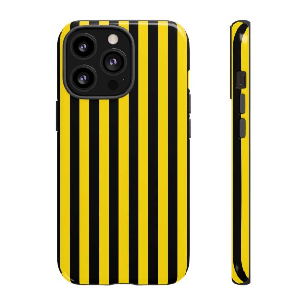 Yellow & Black Stripe Tough Case Phone Case for iPhone, Samsung, Google Mobile phones - Image 7