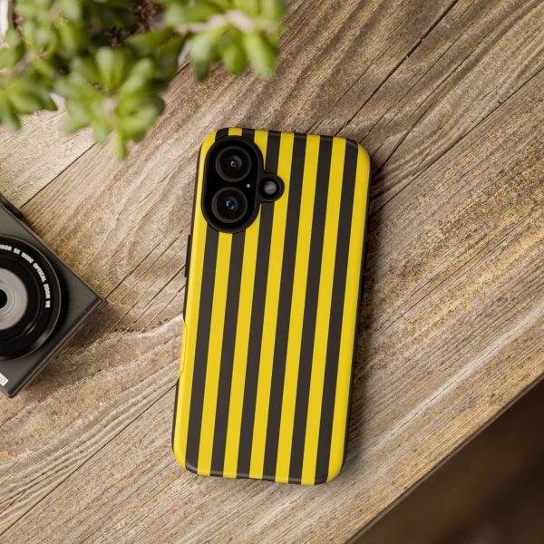 Yellow & Black Stripe Tough Case Phone Case for iPhone, Samsung, Google Mobile phones - Image 24