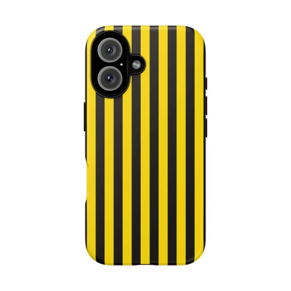 Yellow & Black Stripe Tough Case Phone Case for iPhone, Samsung, Google Mobile phones - Image 12