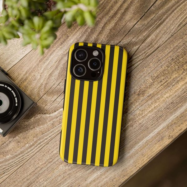 Yellow & Black Stripe Tough Case Phone Case for iPhone, Samsung, Google Mobile phones - Image 36