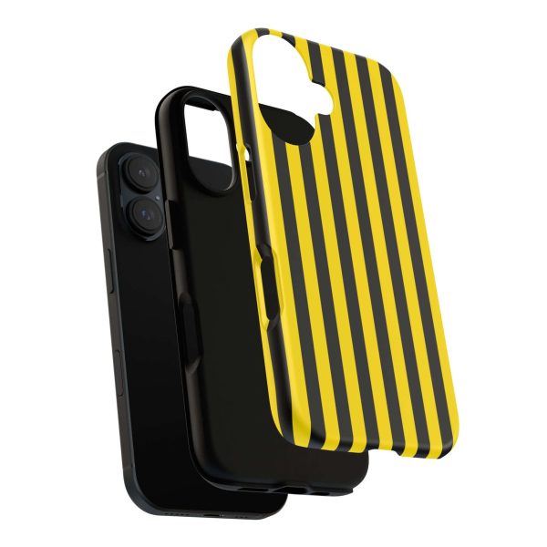 Yellow & Black Stripe Tough Case Phone Case for iPhone, Samsung, Google Mobile phones - Image 23