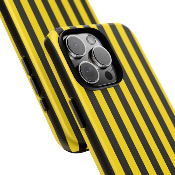 Yellow & Black Stripe Tough Case Phone Case for iPhone, Samsung, Google Mobile phones - Image 40