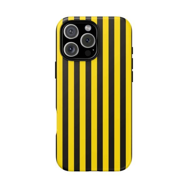 Yellow & Black Stripe Tough Case Phone Case for iPhone, Samsung, Google Mobile phones - Image 18